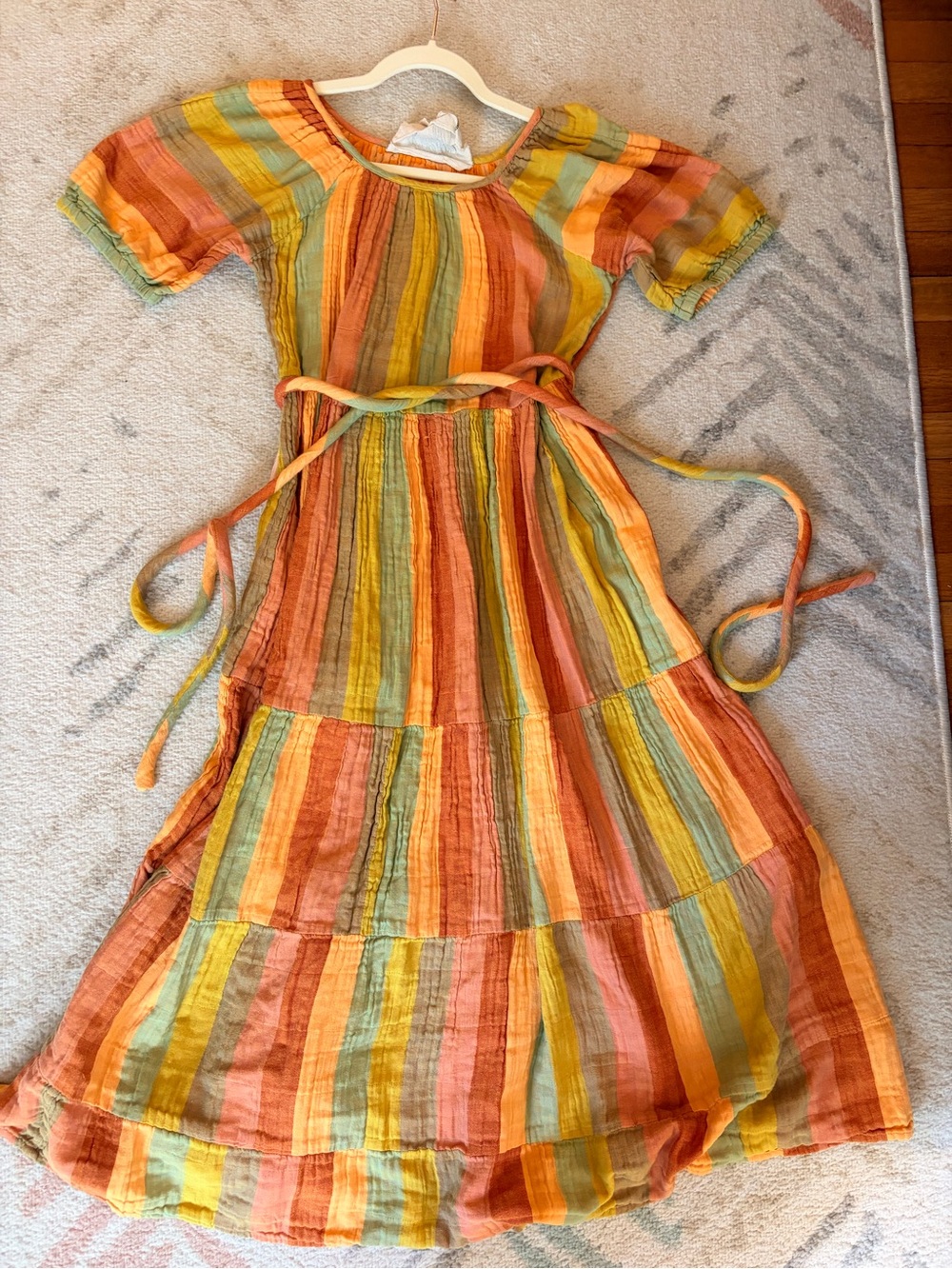 Ace and Jig Noah Sorbert midi/maxi dress 100% cotton small